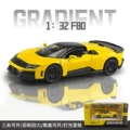 1:32f80 alloy car model-yellow