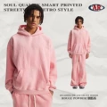 2592 hemmed sweatshirt-rouge powder