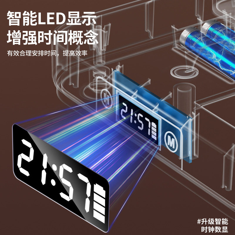 Led Desk Lamp Foldable Study Lamp Eye Protection USB Night Light Dormitory Rechargeable Bedside Reading Lamp National Aa Grade Eye Protection