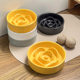 Creative Matte Petals Slow Food Bowl Anti-choking Slow Food Bowl Ceramic Pet Bowl Anti-knock Bowl Cat Food Bowl Cat Bowl Dog Bowl