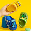 Summer Cartoon Dinosaur Children's Clog Shoes Boys' Pvc Slippers Girls' Closed-Toe Sandals Toddler Beach Shoes for Kids
