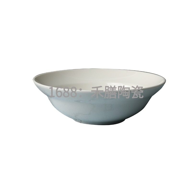 Lusheng Original Order] Especially Beautiful Household Instant Noodle Bowl [Ceramic Tableware Yogurt Bowl] Hotel Supplies Large Soup Bowl