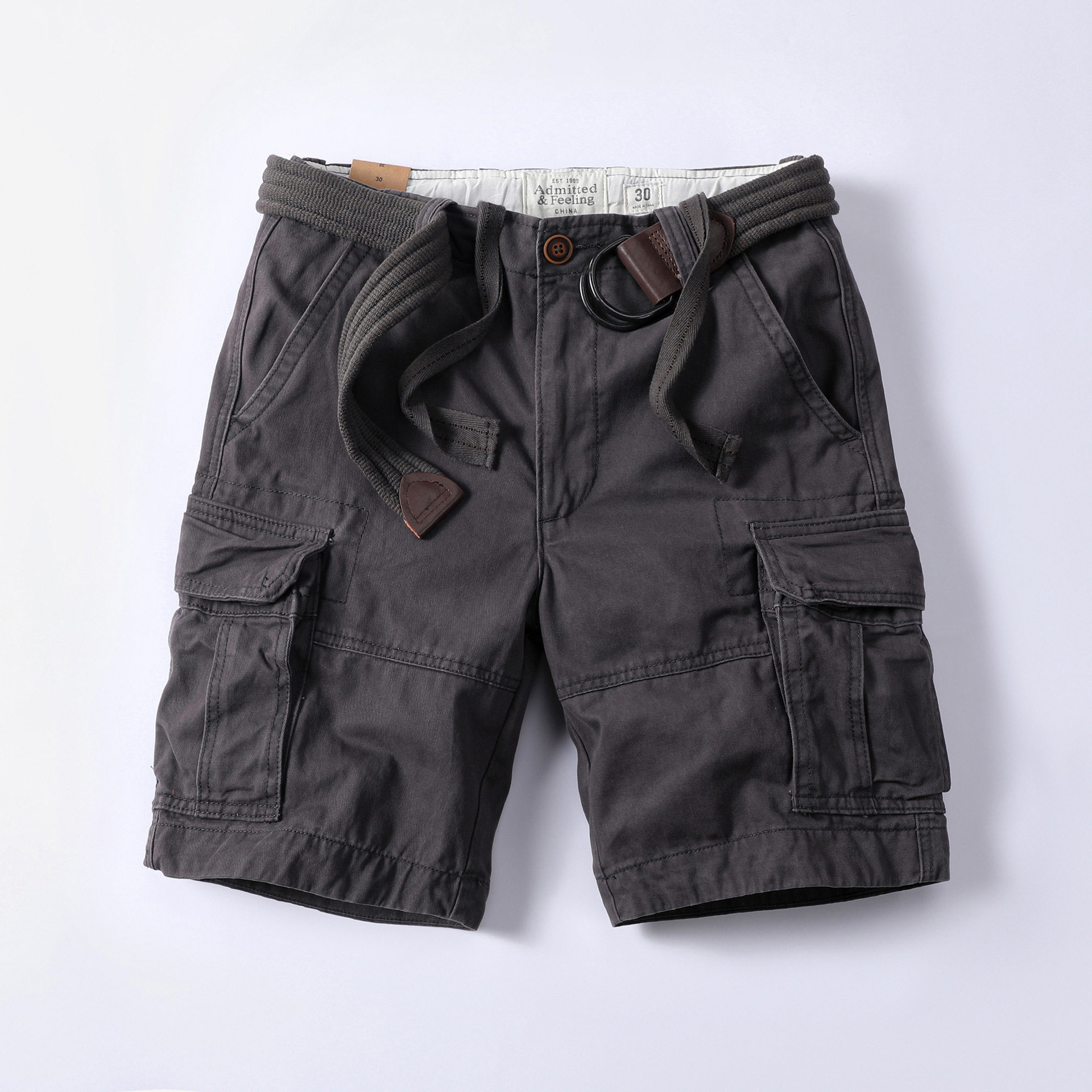 2021新款男士运动短裤潮流休闲宽松多口袋男裤厂家批发短裤