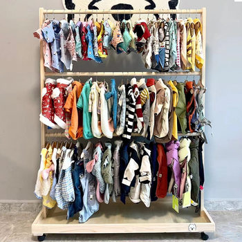 Solid Wood Hanger Pet Hanger Dog Bedroom Floor Small Wardrobe Indoor Storage Kitten Household Pole