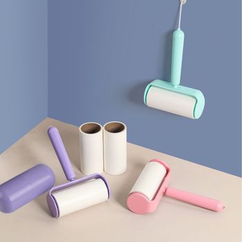 Lint Roller with Tearable Paper for Removing Pet Hair from Clothes, Powerful and Portable Lint Remover Brush