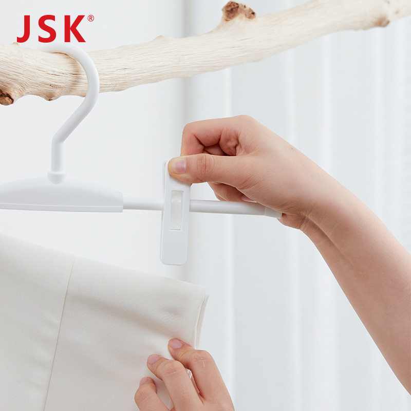 Japanese JSK non-slip plastic hanger pants rack pants clip skirt clip inner hanger pants clip drying clothes hanging clothing