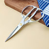 Manufacturer Wholesale K82 Scissors Stainless Steel Alloy Chicken Bone Scissors Kitchen Scissors Household Stall Heavy-Duty Scissors Sharp and Durable
