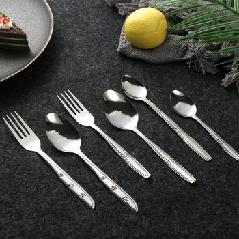303 spoon stainless steel pointed spoon MAKANSPOON mixing stick tea spoon long ice spoon 888999 large spoon wholesale