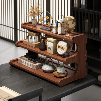 Tea Set, Tea Cup Storage Rack, Desktop Teapot, Water Cup, Dust-Proof Storage Rack, Tea Table, Small Display Rack, Bogu Rack