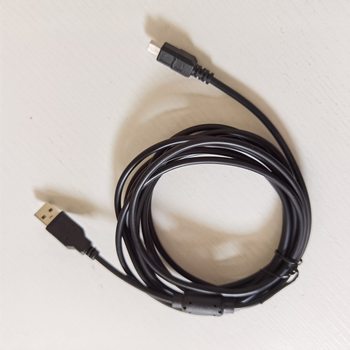 Suitable for PS3 handle charging cable mini 5P data cable mobile hard disk data cable plus magnetic ring 3M