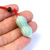 Natural Jade A-Grade Peanut Jade Pendant Peace Longevity Fruit Jade Peanut Men and Women Children's Jade Necklace Jade Peanut
