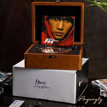 New Rechargeable Retro Cd Player Celebrity Album Player Creative Bluetooth Speaker Gift Portable Bluetooth Speaker