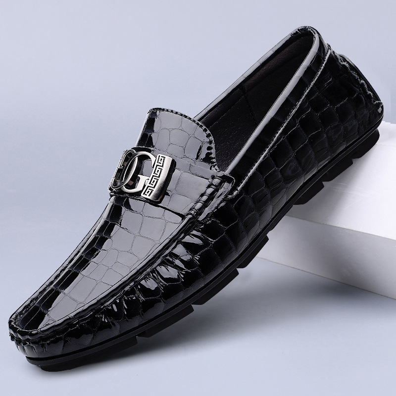 Giày Da Nam Chất Liệu Da Bò Big Size Ngoại Cỡ