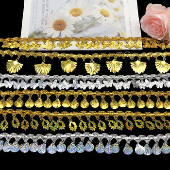 Spot supply embroidery sequins hanging lace DIY stage Latin dance performance clothing accessories accessories lace