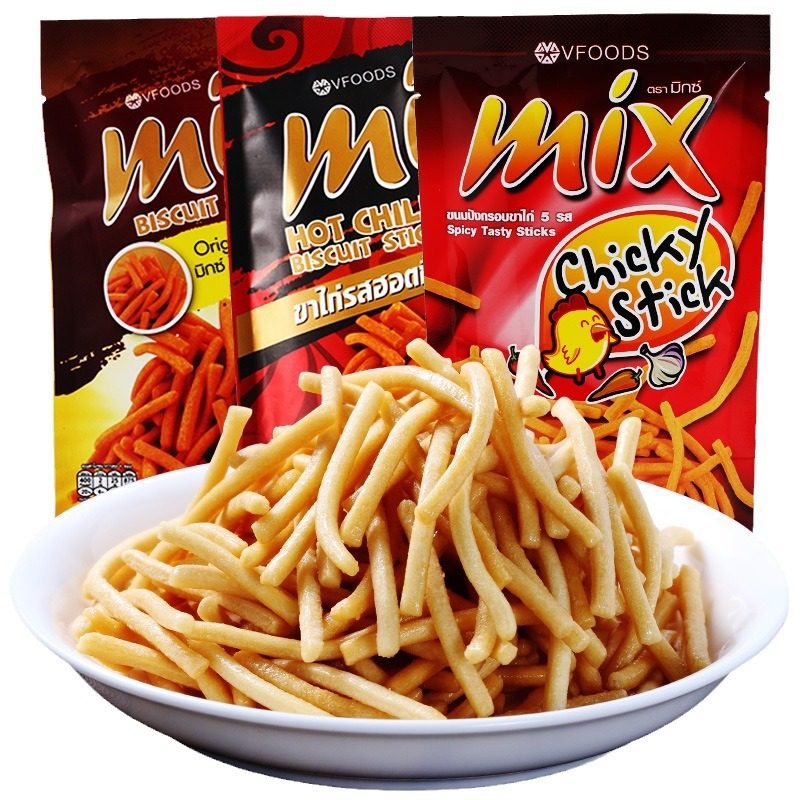 vfoodsmix crisp strips original spicy chicken spicy 30g puffed Mimi shrimp snacks special wholesale
