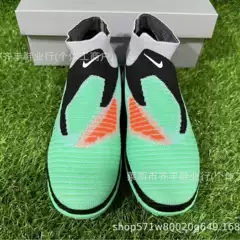 Putian Foreign Trade Cross-Border Fg High-Top Phantom Gx Fully Knitted Multi-Stud Professional Training Soccer Shoes for Men and Women, Breathable