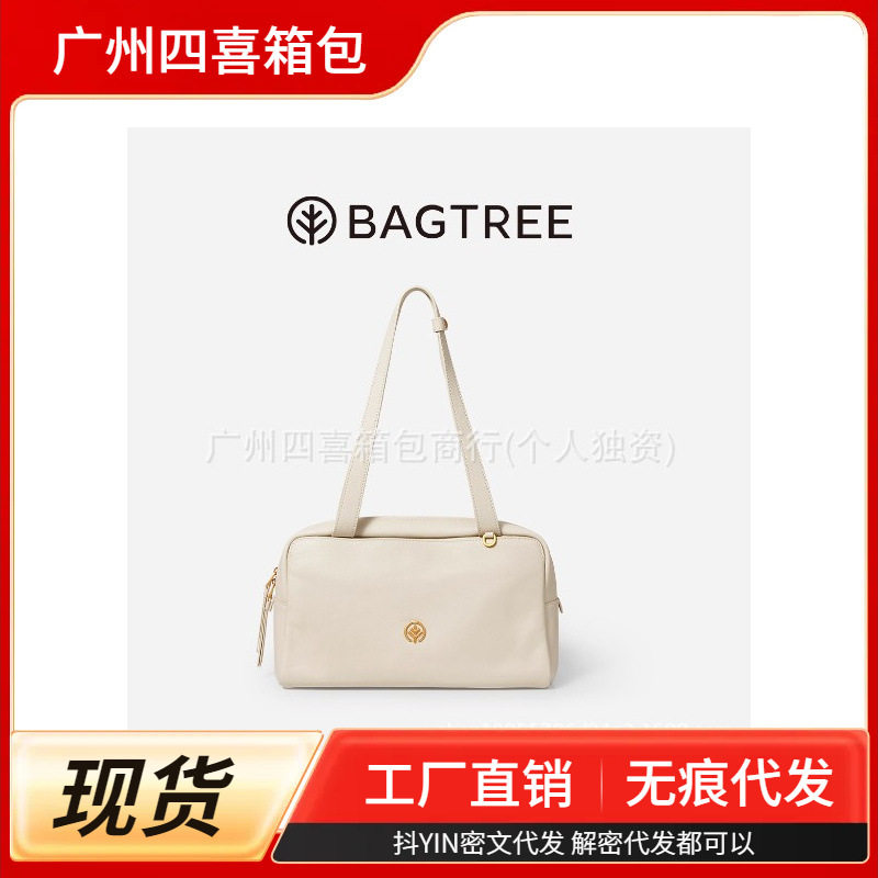 Сумка tree wind letter bag из воловьей кожи растительного дубления, бостонская сумка большой емкости для пригородных поездок, сумка для боулинга подмышками, женская Изображение 1