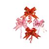Wholesale wedding supplies hand-pulled flower Big Red Dragon and Phoenix happy character hand-pulled flower 5cm large wedding car decorative car door pull flower