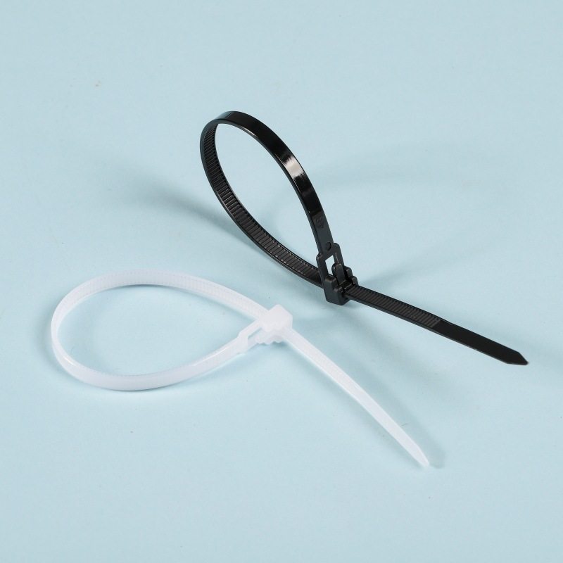 Manufacturers in stock a large number of wholesale loose cable ties 4*150 8X200 can be recycled live buckle cable ties