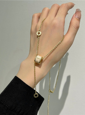 韩国ins小蛮腰项链轻奢小众颈链2021年新款潮级感锁骨链女B418