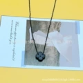 Black laser necklace