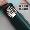Pull-Out 304 Stainless Steel Portable Cutlery Box Set Spoon Fork Chopsticks Three-Piece Set Student Outdoor Gift