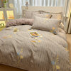 2024 new four-piece cotton cotton sanding thickened bed sheet quilt cover Nantong bedding autumn and winter
