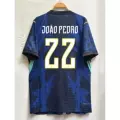 26 world cup brazil away jersey/ +joao pedro 22#