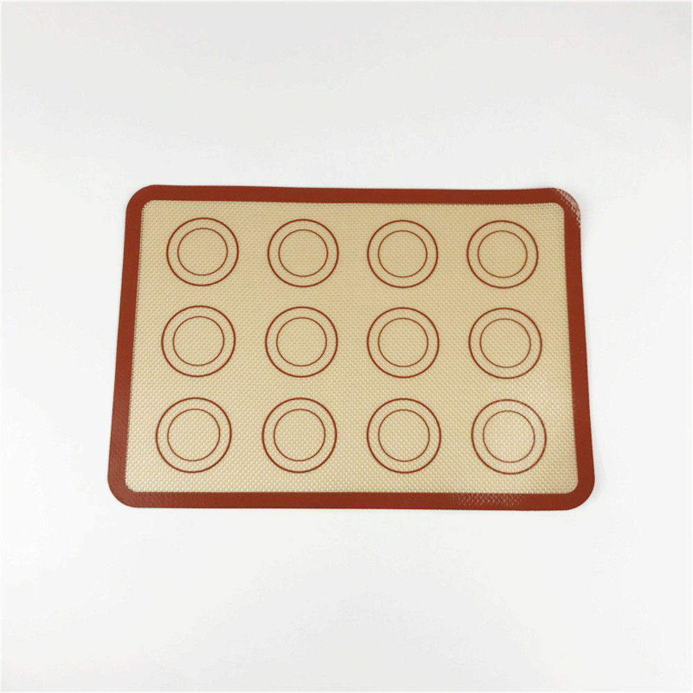 Five-Piece Set of Silicone Baking Mats, Non-Stick Baking Mats, High Temperature Resistant Silicone Fiberglass Oven Mats, Macaron Mats