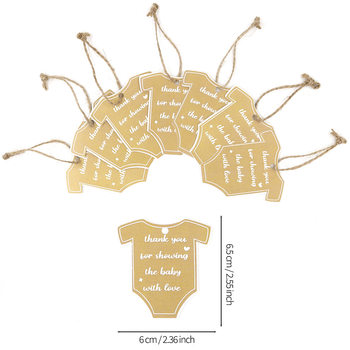 Clothing Tags Baby Baptism Party Invitation Card Decoration Tag Label Ready-Made Manufacturer Hanging Tag Wholesale