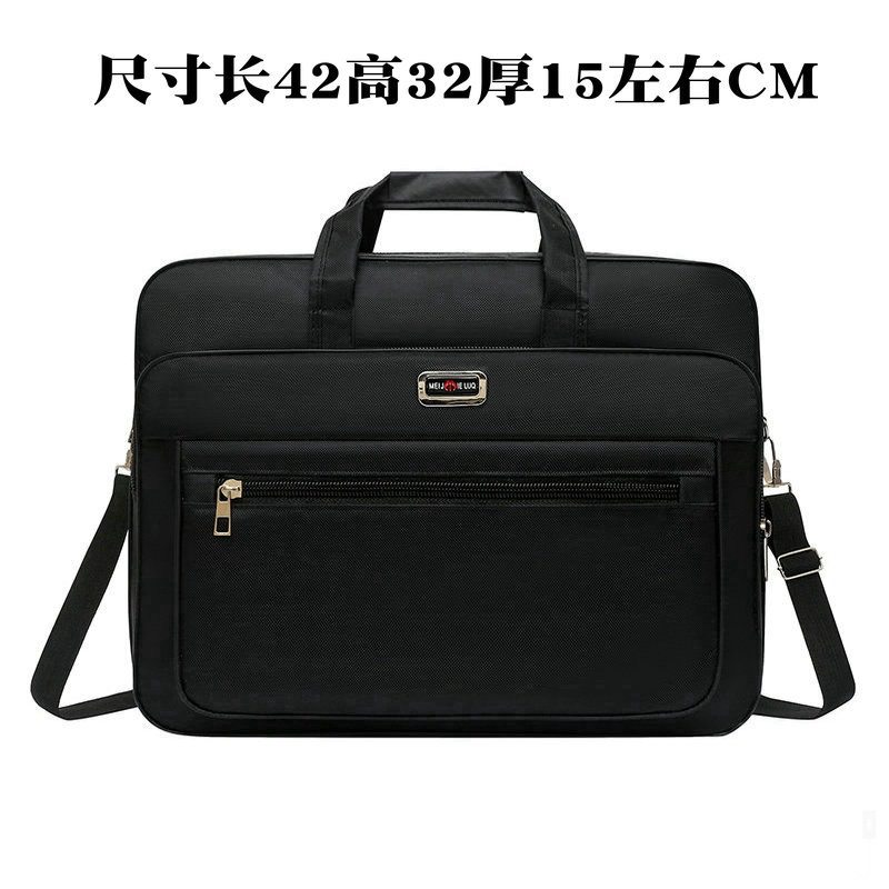 Men's Oversized 20inch Shoulder Messenger Bag New Oxford Cloth Waterproof Wear Business Portable Briefcase High Quality