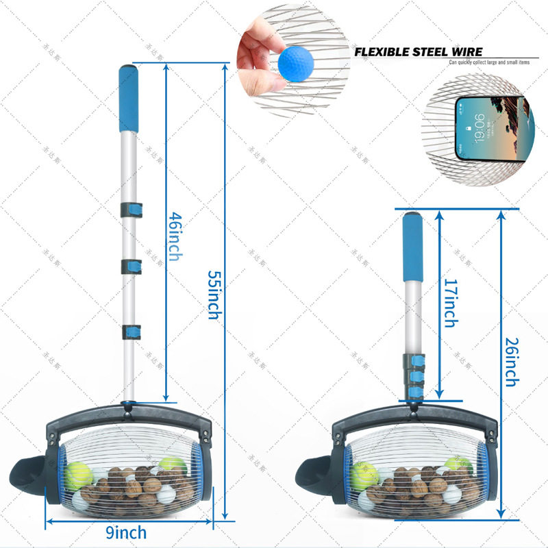 Cross-border hot sale nut collector fruit picker walnut chestnut garden tool picker fruit collector
