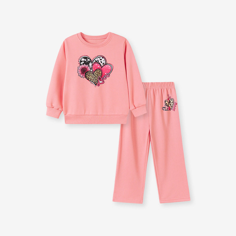 秋季女童套装现批发 时尚儿童套装 可爱女童秋装