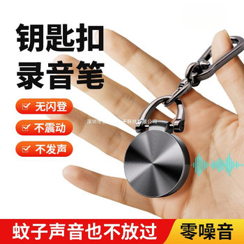 Keychain Recorder Professional Noise Reduction Recording Meeting Record Student Class Voice to Text Small Portable