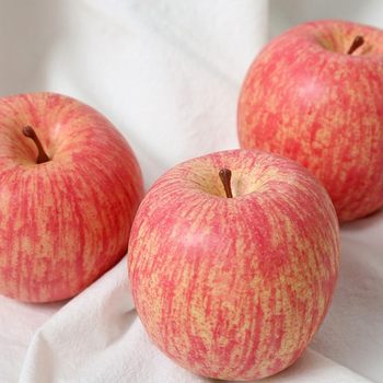 Christmas Artificial Apple Fake Red Apple Model Red Fuji Fruit Cabinet Ornaments for Fruit Photography Decoration Props
