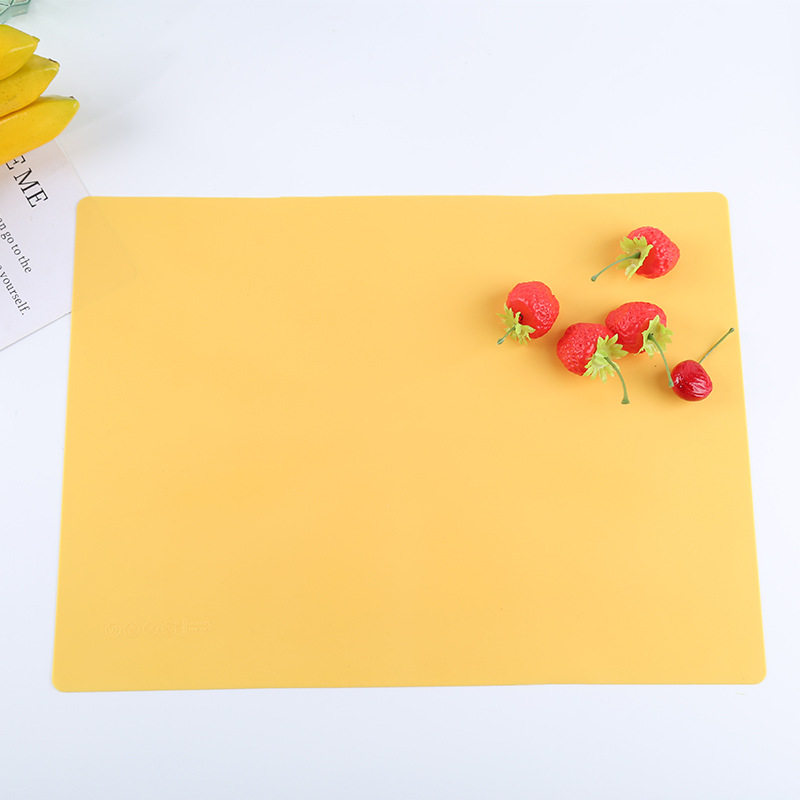 40*30 food grade temperature resistant children's Silicone Placemat baking heat insulation mat Western placemat student computer table mat