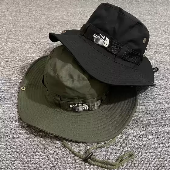 Summer Outdoor Camping Mountaineering Hat Western Denim Tooling Hat Sunshade Sunscreen European and American Fashion Pot Hat
