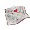 Foreign Trade Custom Pattern Light Luxury Jacquard Tapestries Cotton Blanket Sofa Towel Office Nap Cover Blanket High-end Gift Blanket