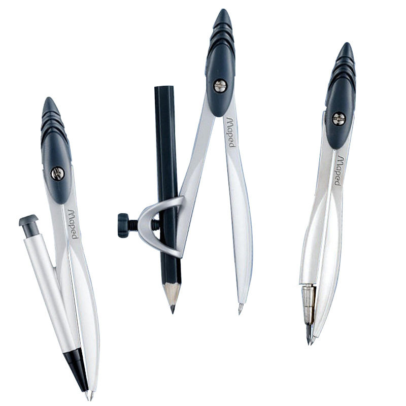 Ma Peide 194312 automatic lead student compasses automatic pencil compasses student compasses mixed color delivery