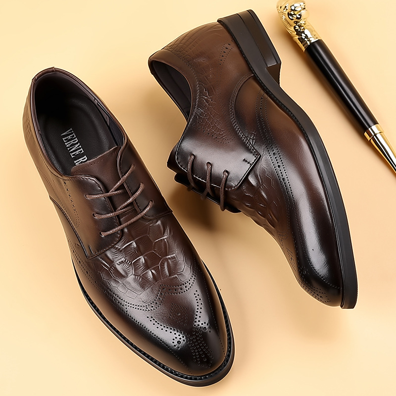 Giày Da Nữ Chất Liệu Da Bò Đế Mềm