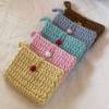 Candy-colored wool hand-woven cotton card bag coin purse carry-on red envelope hanging bag photography props