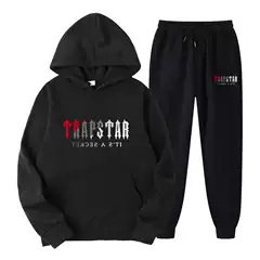 2022 New Hot Sale Fashion Unisex Casual Hooded Fleece-Lined Sweatshirt Tracksuit Set