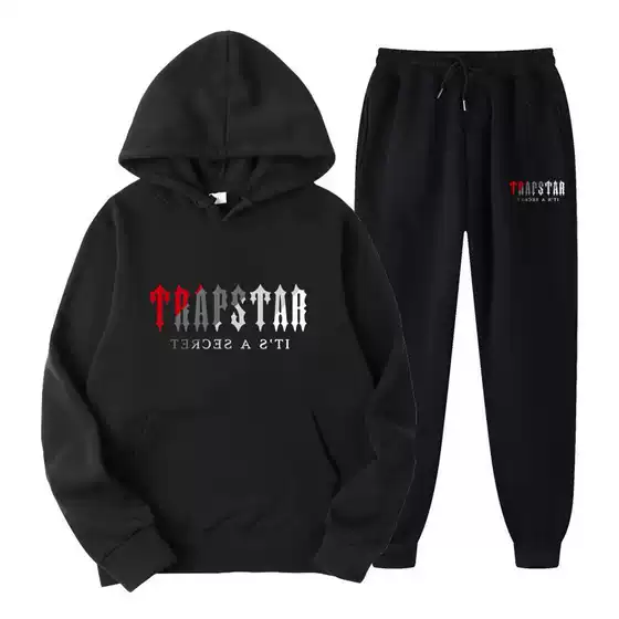 2022 New Hot Sale Fashion Unisex Casual Hooded Fleece-Lined Sweatshirt Tracksuit Set