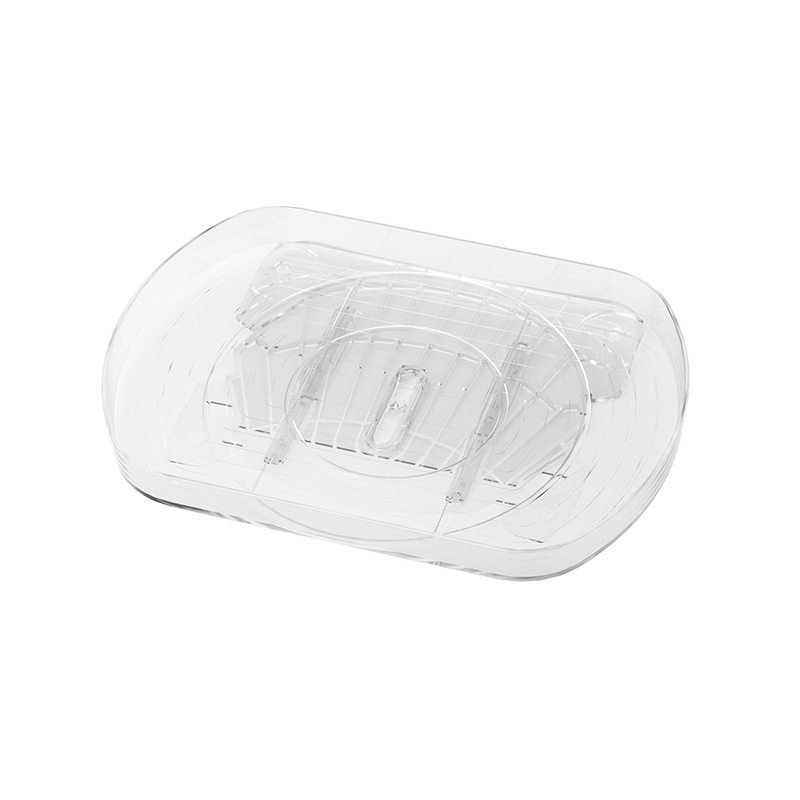 Refrigerator square turntable beverage finishing seasoning rotating plate beverage rack rectangular tray rotating storage plate