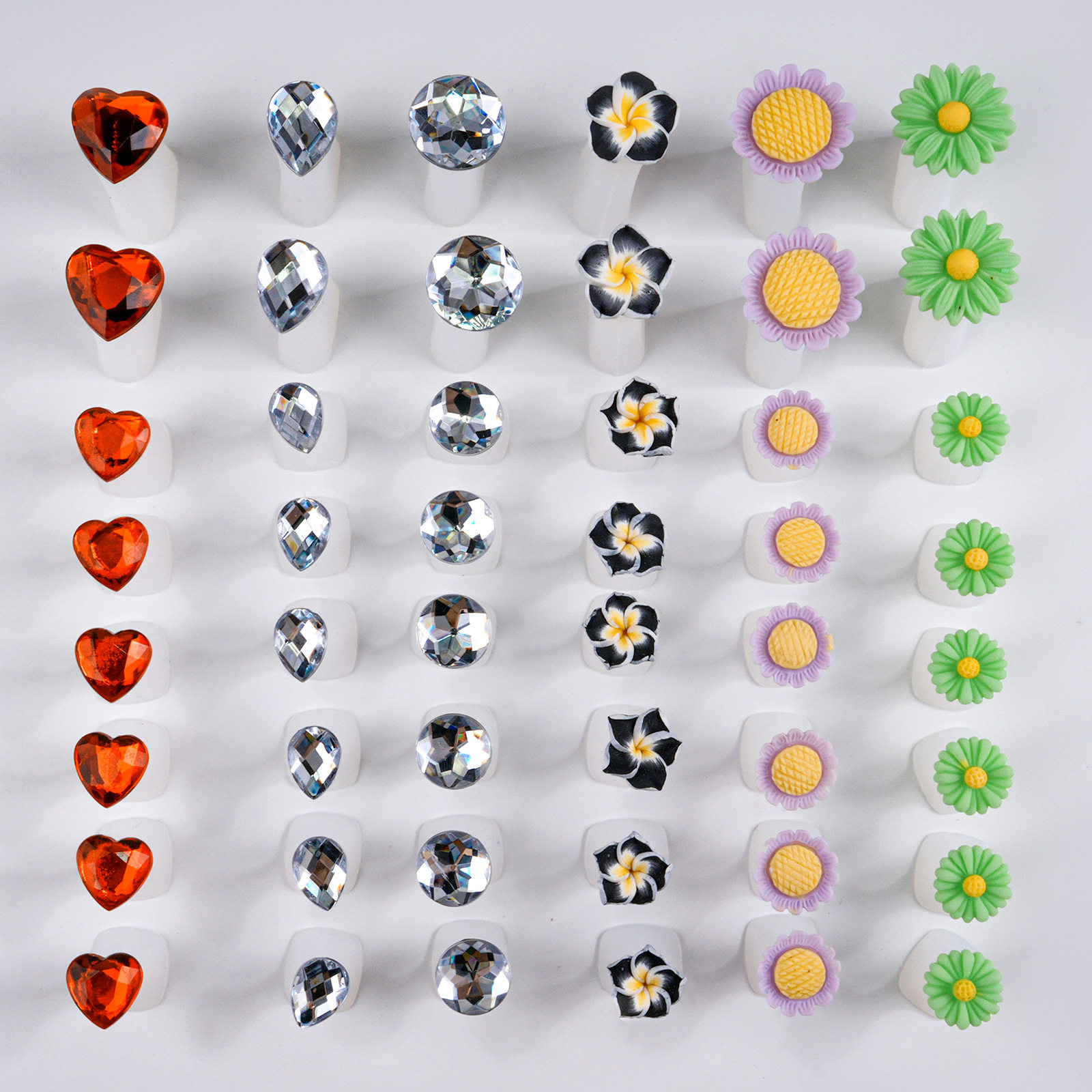 Cross-border new finger splitter factory direct nail tools toenail silicone separator Japanese and Korean wind toenail splitter