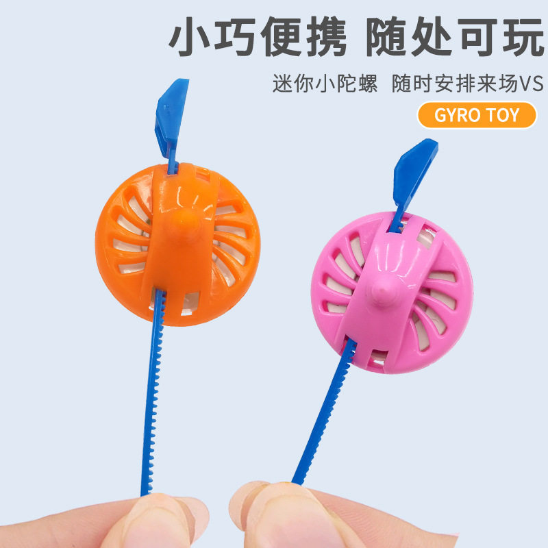 Mini small size Ruler Top Toy Children's Rotating Ruler Top Toy New Candy Color Ruler Top