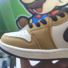 Putian Pure Original Full-Grain Leather Air-Cushioned Shoes Aj1 Men's Basketball Shoes Aj1 Low-Top Women's Sneakers Sports Shoes