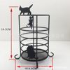 Vintage Cat Chopsticks Barrel Pen Barrel Desktop Multi-function Storage Basket Household Items