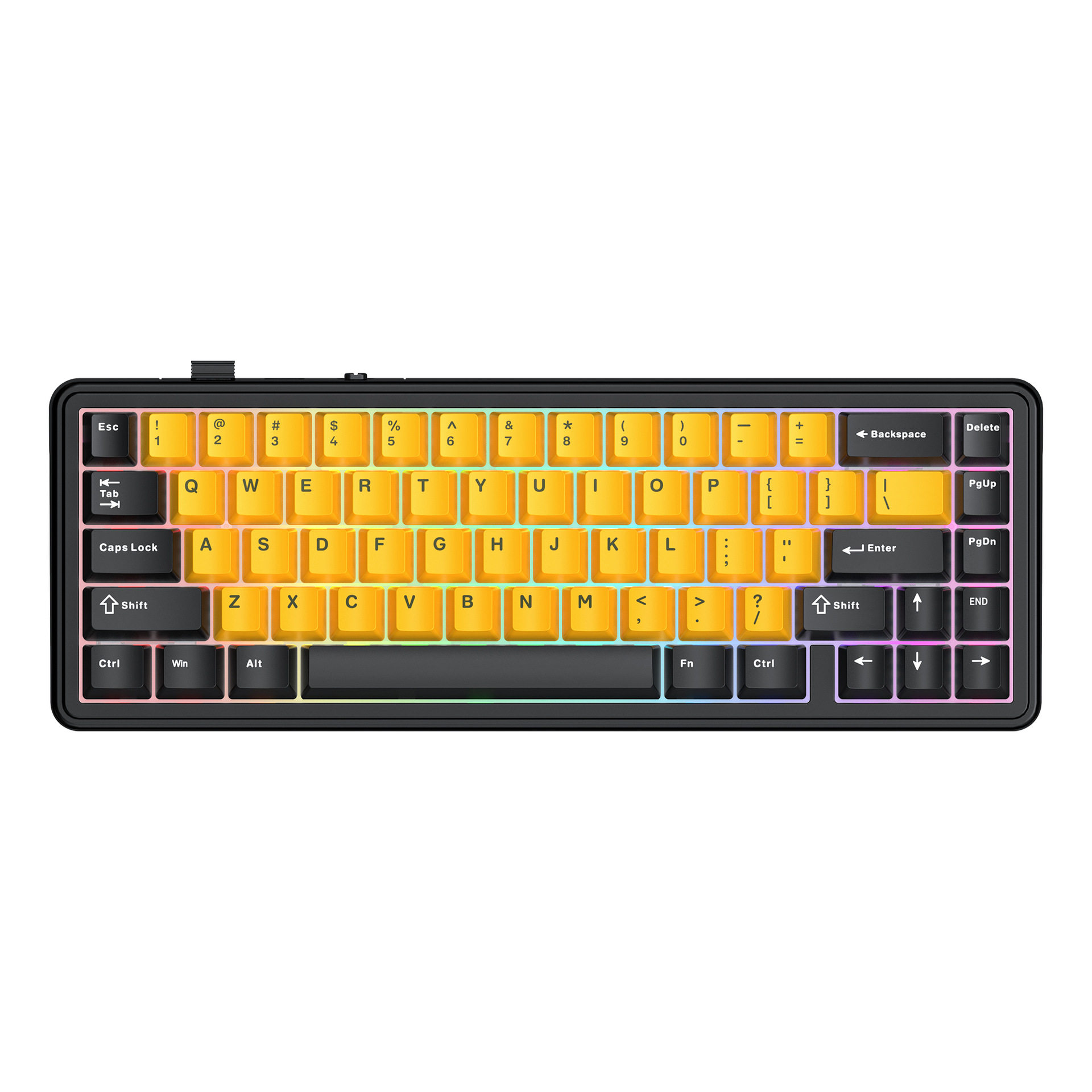 Tarantula three-mode mechanical keyboard customized gasket structure Bluetooth radio competition game side engraved hot plug