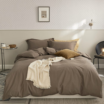 100-Count Pure Cotton Thickeneded Brushed Accessible Luxury High-End Skin-Friendly Cotton Bed Bed Sheets Quilt Cover Three-Piece Set Four-Piece Bed Set